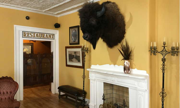 Lobby of the St. James Hotel